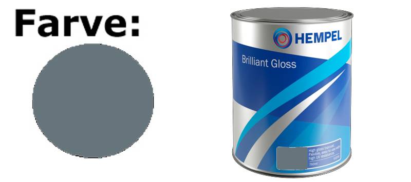 Hempel Brilliant Gloss 750ml Smoke Grey (12221)