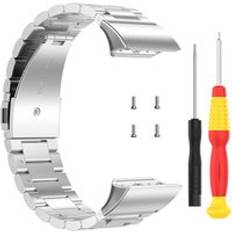 Rostfritt stål klockarmband för garmin forerunner 30/35 smart klocka utbytesarmband för garmin forerunner 35