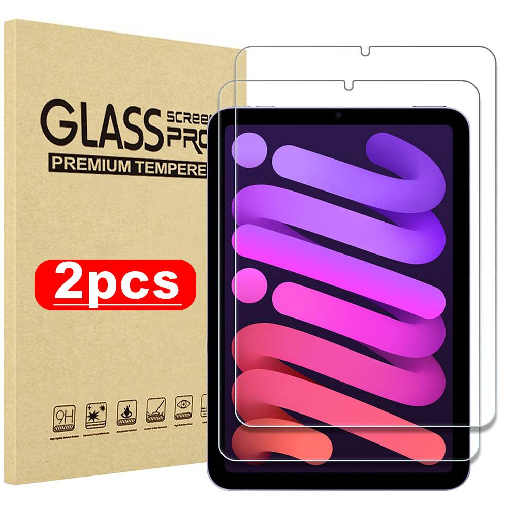 Tempered Glass Screen Protector For iPad Mini 6 7 A17 Pro 8.3 iPad 11th 2025 A16 10th Gen 10.2 9th 8th 7th 6th 5th 9.7 2018 2017