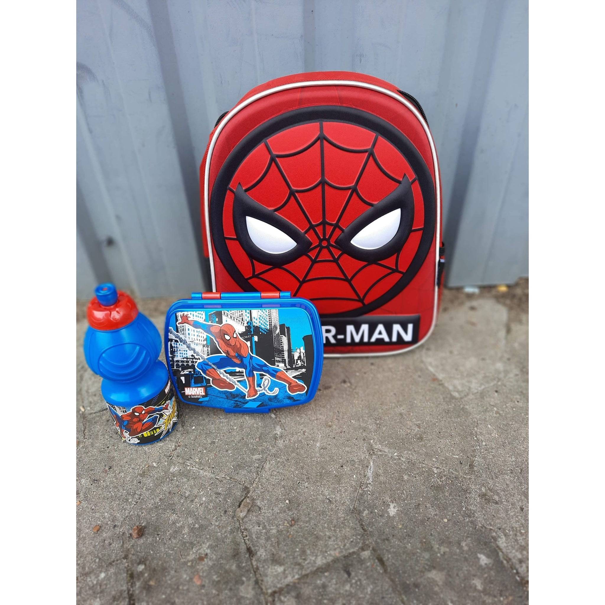 Spiderman startersæt med 3D rygsæk