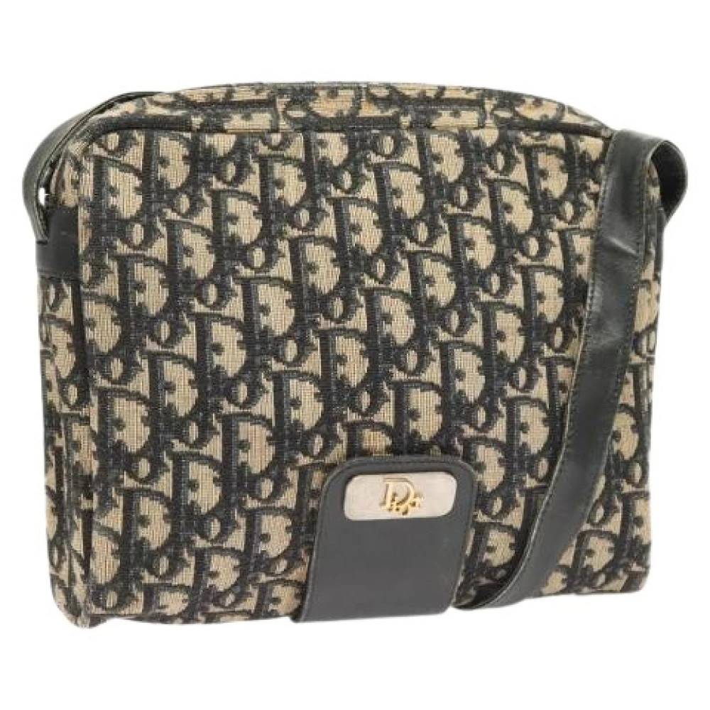 Dior Vintage - Pre-owned Trotter Canvas Axelväska Vintage - Dam - ONE Size - Läder