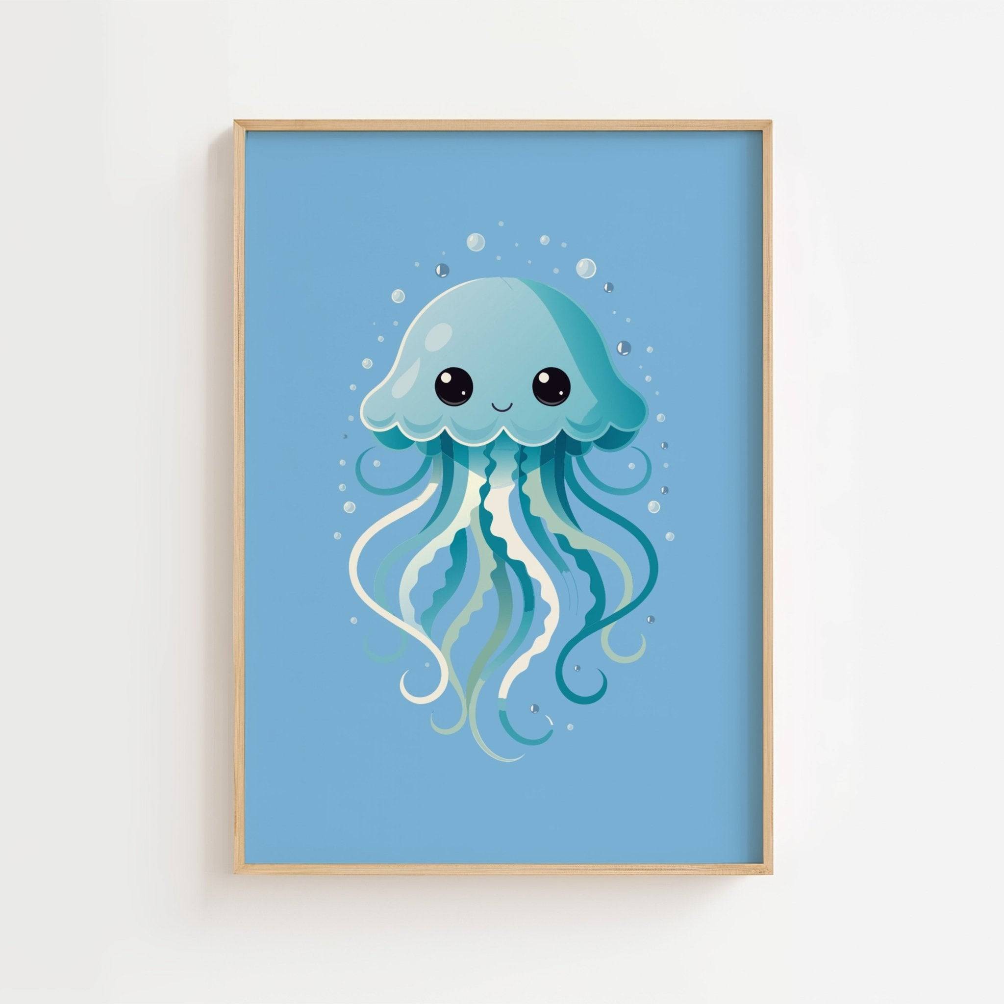 Manetposter-70x100 cm / 28x40″ / Med ram / Svart