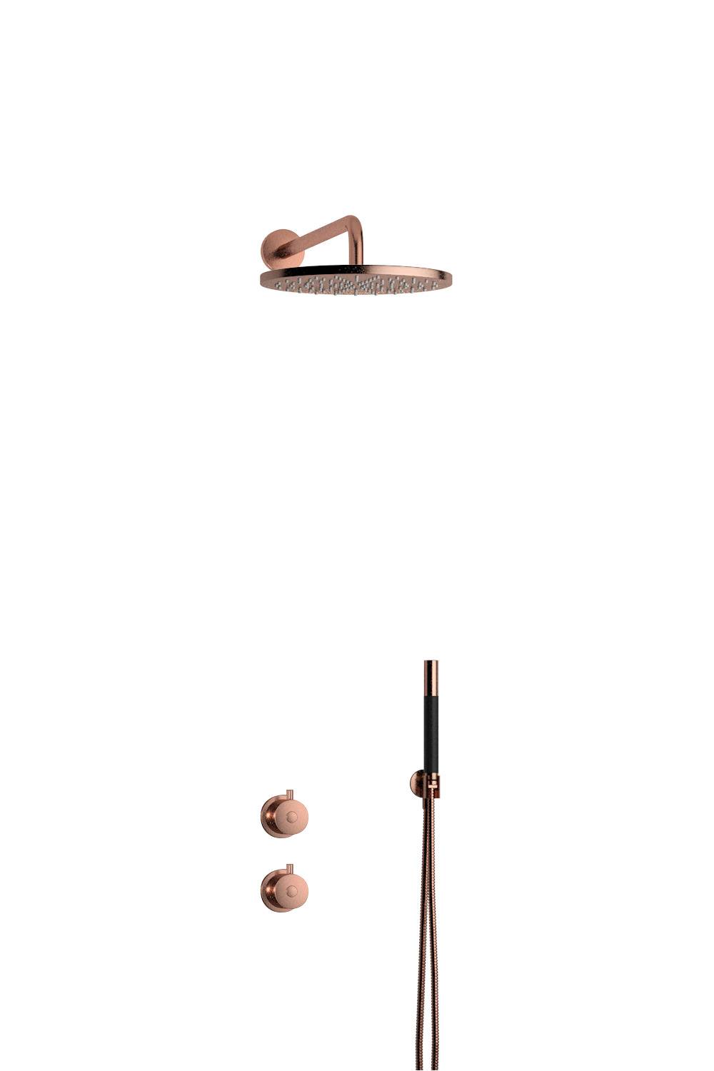 Tapwell BOX7268 Round Takdusch inbyggnad