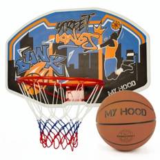 My Hood Min Hood Basketkorg På Platta Med Boll Basketboll 340029 sport träning grafisk