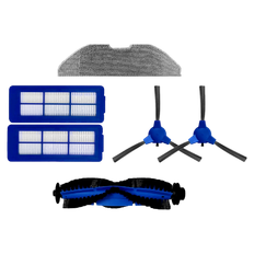 Eufy RoboVac G10 / G10 Hybrid Tilbehørspakke: Børster, 2 Filter & Moppe Komplet Sæt
