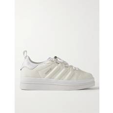 Moncler Genius - adidas Originals Campus Leather-Trimmed Quilted GORE-TEX Sneakers - Men - White - EU 41