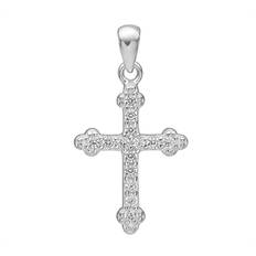 Sølv kors vedhæng 18 x 13 mm.