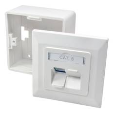 Nätverksuttag 2xRJ45 CAT6