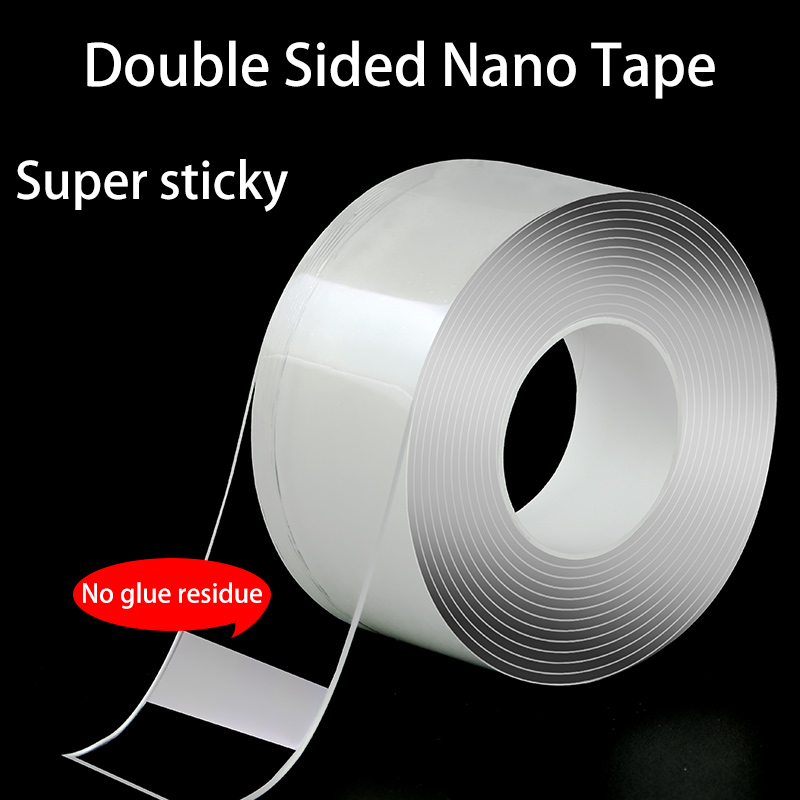 Nano Tape Versatile Reusable Double-Sided Waterproof Adhesive Tape - Perfect for Kitchen and Bathroom Supplies