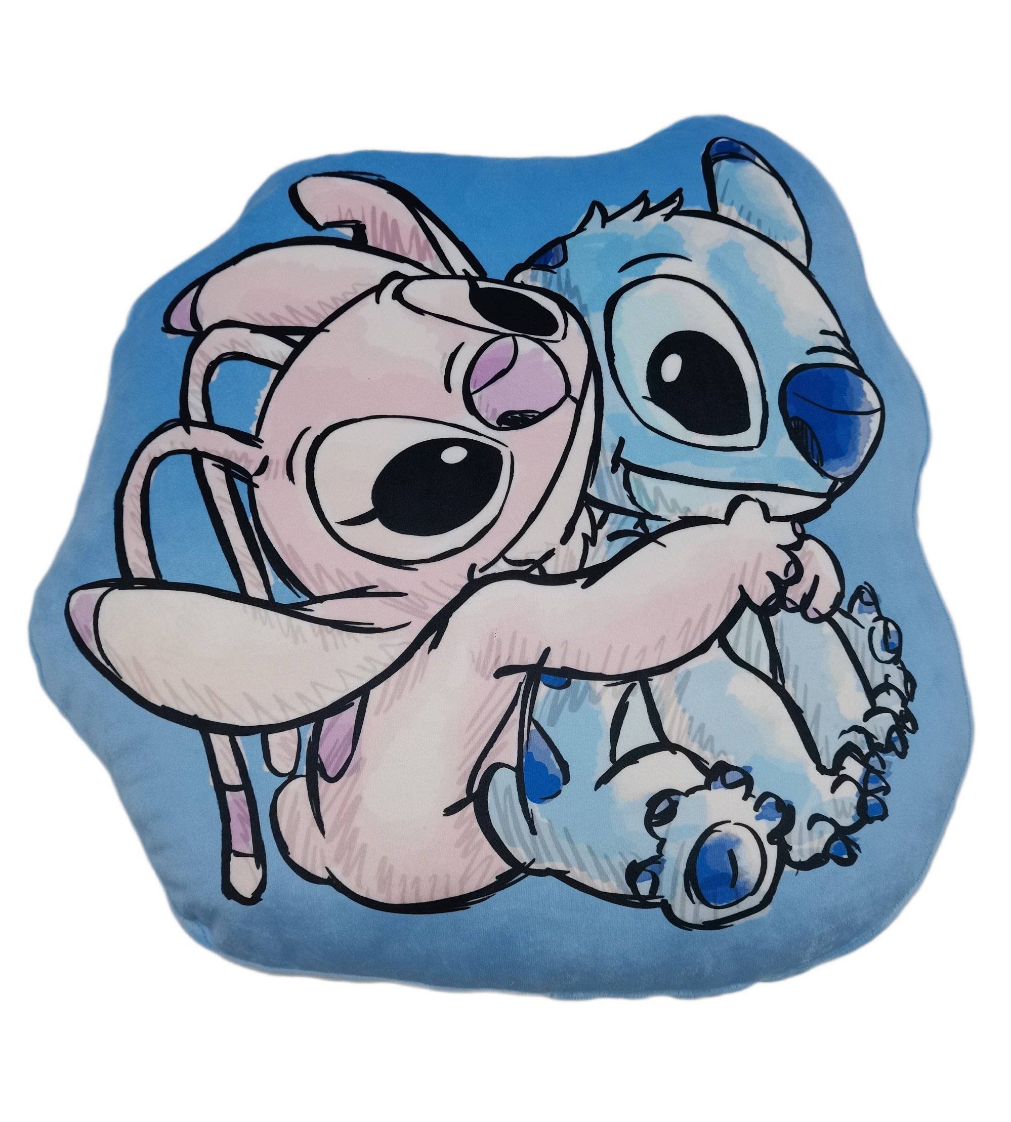 Stitch & Angel - Love - Coussin Shaped