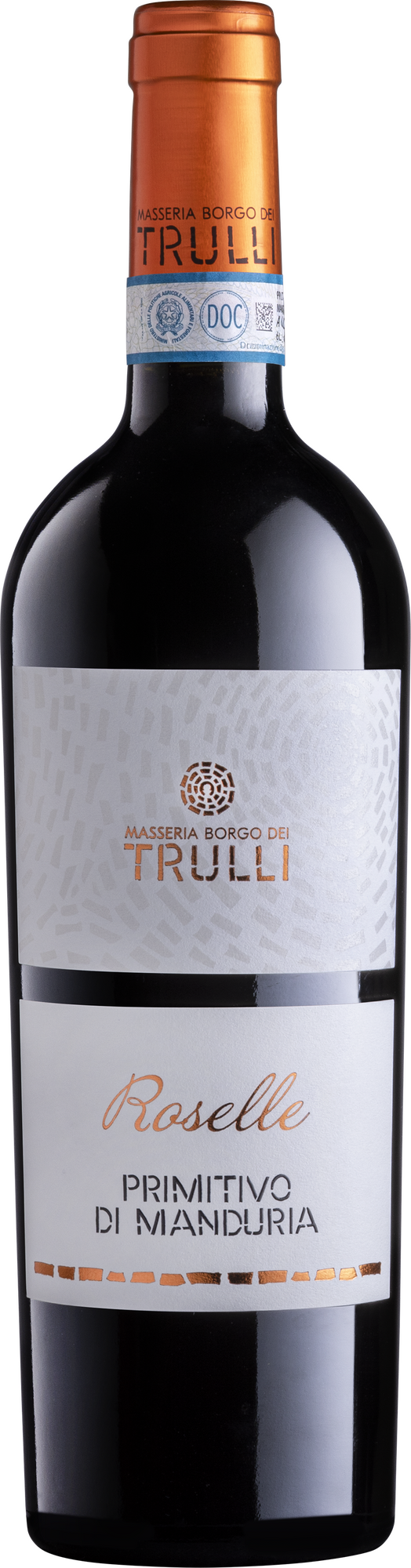 MASSERIA BORGO DEI TRULLI PRIMITIVO DI MANDURIA DOP.