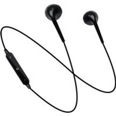S6 sport nackband trådlösa hörlurar bluetooth hörlurar hörlurar för iphone 7 8 x med mikrofon samtal volymkontroll hörlurar - Svart