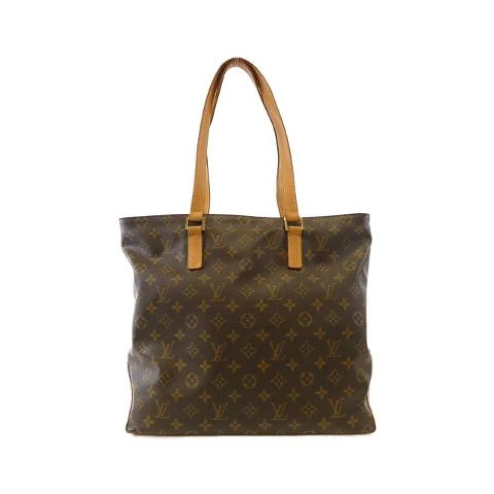 Louis Vuitton Vintage Pre-owned Monogram Cabas Mezzo Tote Bag - Vintage - Herre - Brun - ONE SIZE - Uld