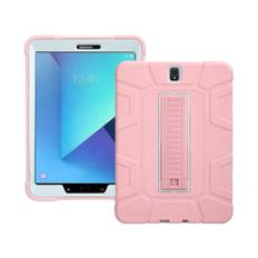 Samsung Galaxy Tab S3 9.7 stødabsorberende hybrid etui - Lyserød + Hvid