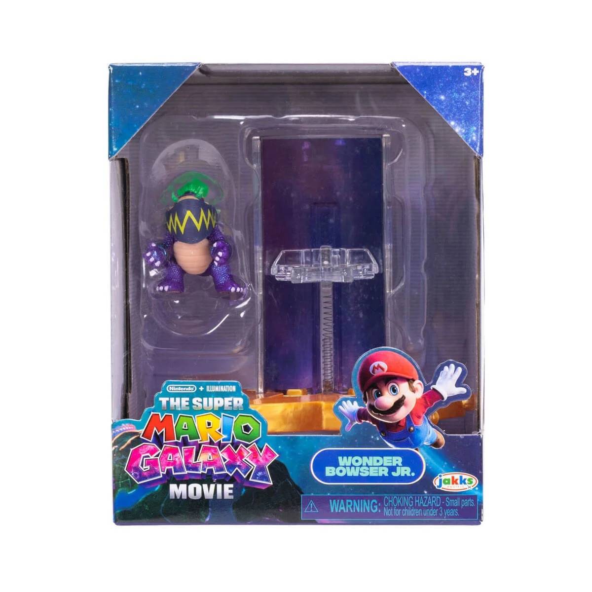 Mario Galaxy Movie Figur 4cm med tillbehör Wonder Bowser Junior - Super Mario - Leksaksaffären