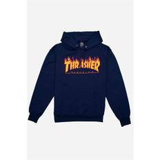 Thrasher Hoodie - Flame - Navy