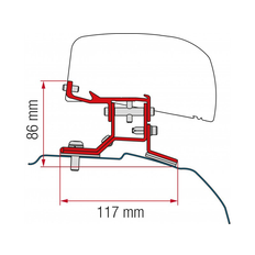 ADAPTER KIT F40VAN FORD CUSTOM L2 2012>