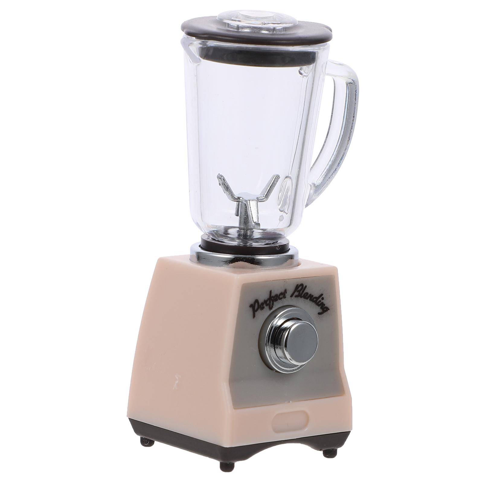 1:12 Mini Tillbehör Miniatyr Juicer Dockhus Leksak Kök Barn Mixer Plast Småbarn Elektrisk Juicer Modell Leksak Dockhus