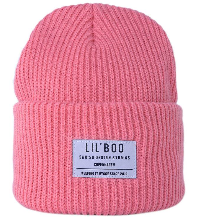 Lil'Boo Copenhagen Hue - Rib/Strik - Hygge - Pink - Lil' Boo Copenhagen - 1-3 år (80-98) - Hue