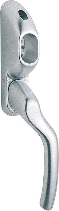 Låsbart handtag till fönster / altandörr HOPPE Tokyo 0710VK/93S-Silver (F1) / Höger / 8 x 67 mm