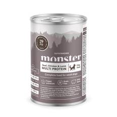 Monster Wet food 400 grams Multi Protein Beef, Chicken & Lamb