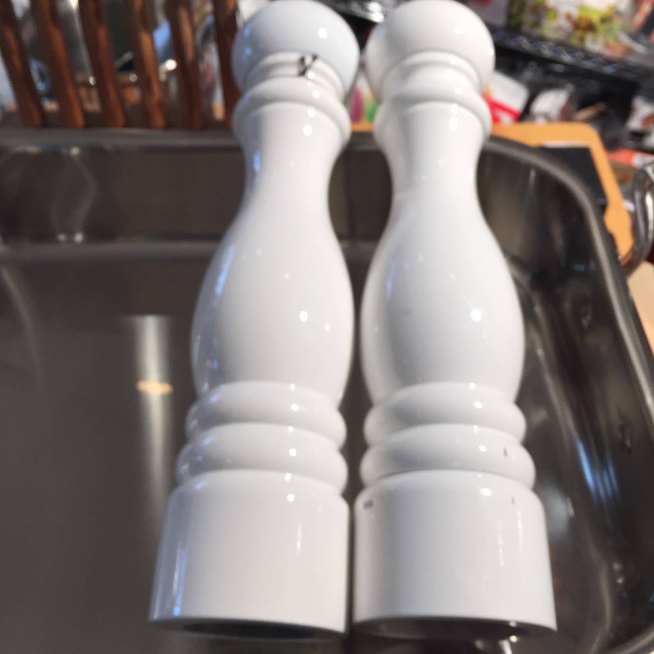 Peugeot 30 cm hvid lak Peber