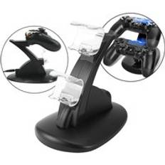 Laddningsstativ för 2 PlayStation 4 Kontroller