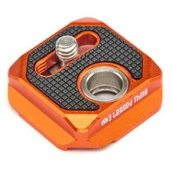 3 Legged Thing QDPD4 Quick Release Plate (PD)  ORANGE