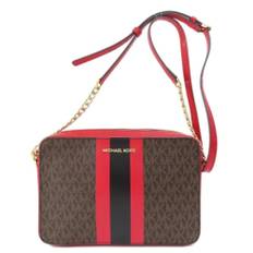 Michael Kors Pre-owned, Pre-owned, Dame, Brun, ONE SIZE, Uld, Pre-owned Plast balenciaga-tasker