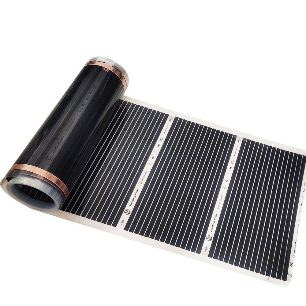 Infraröd Elektrisk Golvvärmefilm 220V 50cm Bredd Värmematta 220W/m2 Elvarmt golvsystem