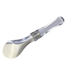 Glass spatula, transparent 260 mm