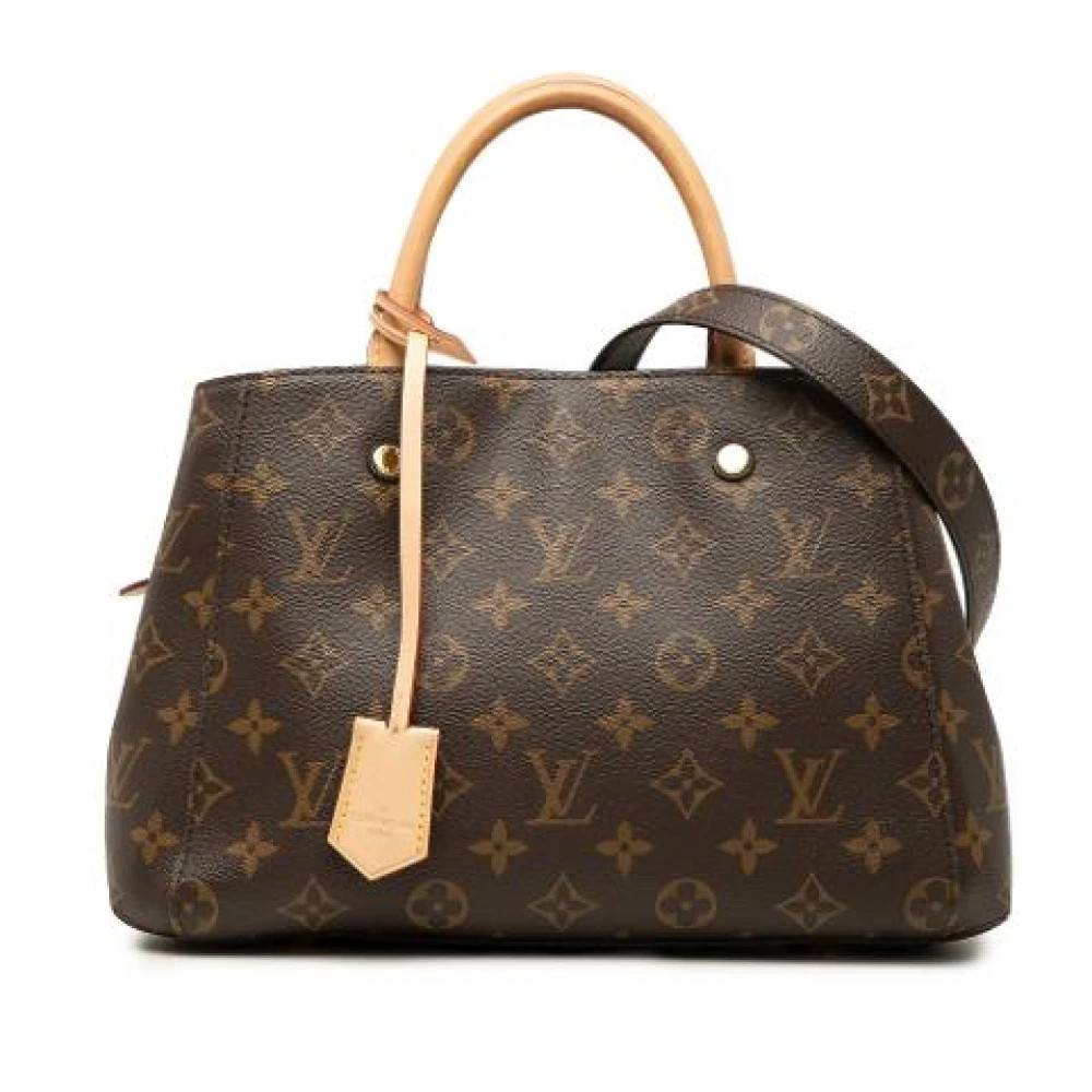 Louis Vuitton Vintage Pre-owned Montaigne BB - Vintage - Dame - Brun - ONE SIZE - Uld