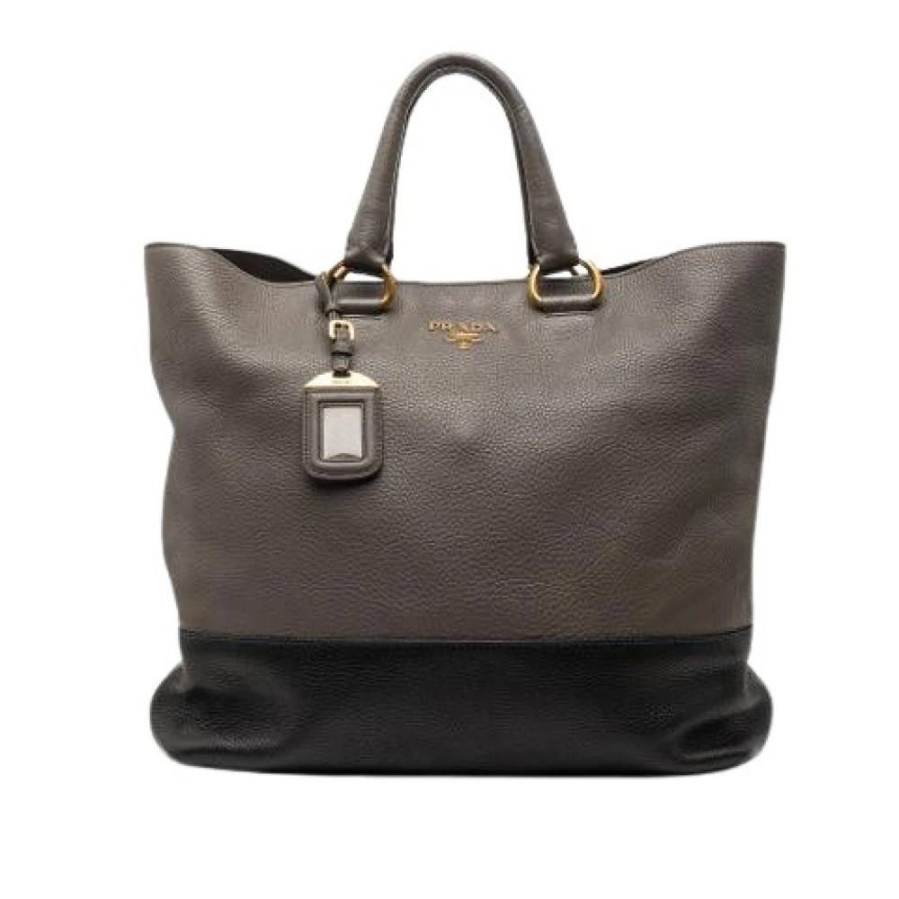 Prada Vintage Pre-owned Satchel - Vintage - Dame - Flerfarvet - ONE SIZE - Læder
