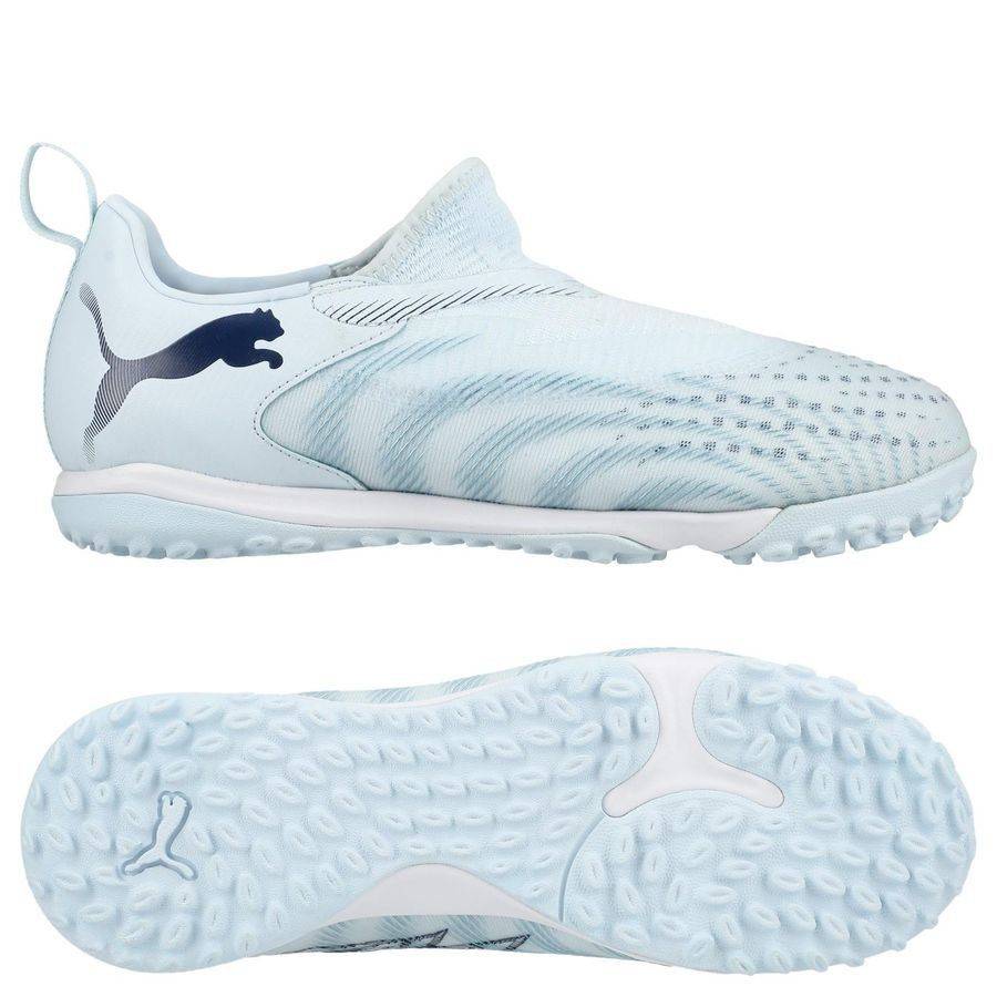 PUMA Future 9 Match Laceless Mid + TT Dreamrush - Ljusblå/Blue Jewel Barn - Turf (TF) - ['Blå'] (38)