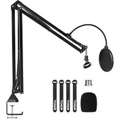 Mikrofon Boom Arm für HyperX QuadCast, TONOR Microphone mikro Ständer Groß bis zu 47cm Auslegerarm einstellbarer Mikrofonarm mit verbesserte Hochleistungsklemme für Blue Yeti Rode Elgato u.a. mic T30