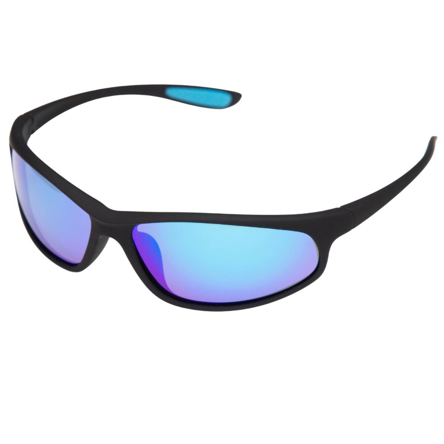 Valeria Polarized Sunglasses with Hard UV400 Narrow for Sports and Outdoors Case, Protection, Frame, (Blue) svart