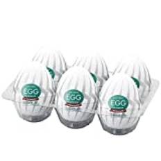 TENGA Ägg Thunder engångs onanihjälpmedel för män, transparent, 6 st