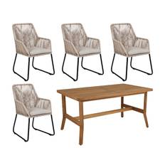 Midway/Kornell matgrupp - Beige/Brun/Träfärg