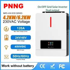 3.6KW 6.2KV 40A 500VDC PV Input 220VAC 48V 3 Phase Hybrid Solar Inverter Pure Sine Wave Solar MPPT