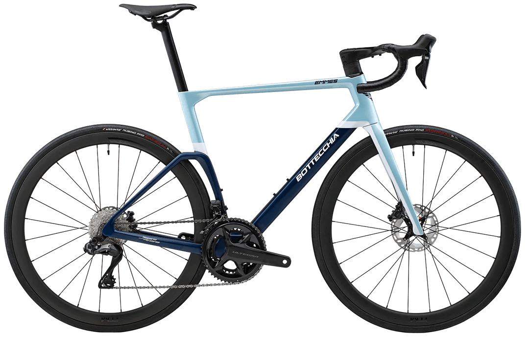 Bottecchia EMME 5 2025 - Shimano Ultegra Di2 2x12sp - ITM Carbon 40mm FUGA / Ursus Carbon TC37 TL - 053 / 44 / 80 AZZURRO BLU
