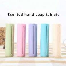 1PC Portable Disposable Cleaning Soap Flakes Flower Scented Roll Soap Flakes Outdoor Travel Handwashing Soap Paper