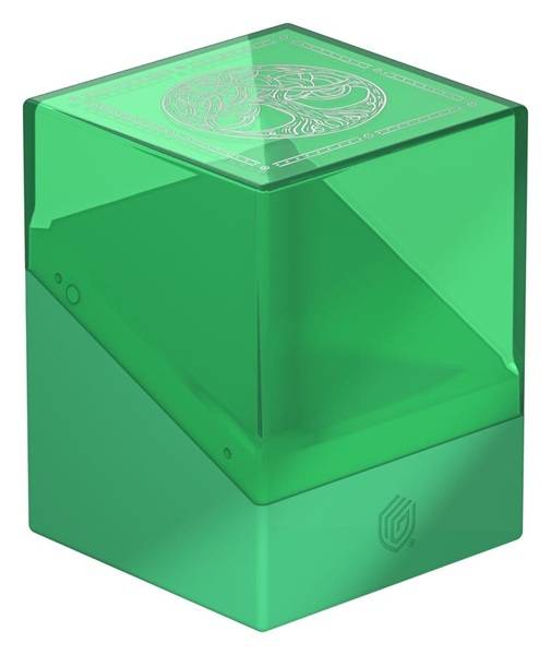 Ultimate Guard Boulder Deck Case (Deck Box) 100+ Standard Size: RagnarÃ¶k - BifrÃ¶st Green