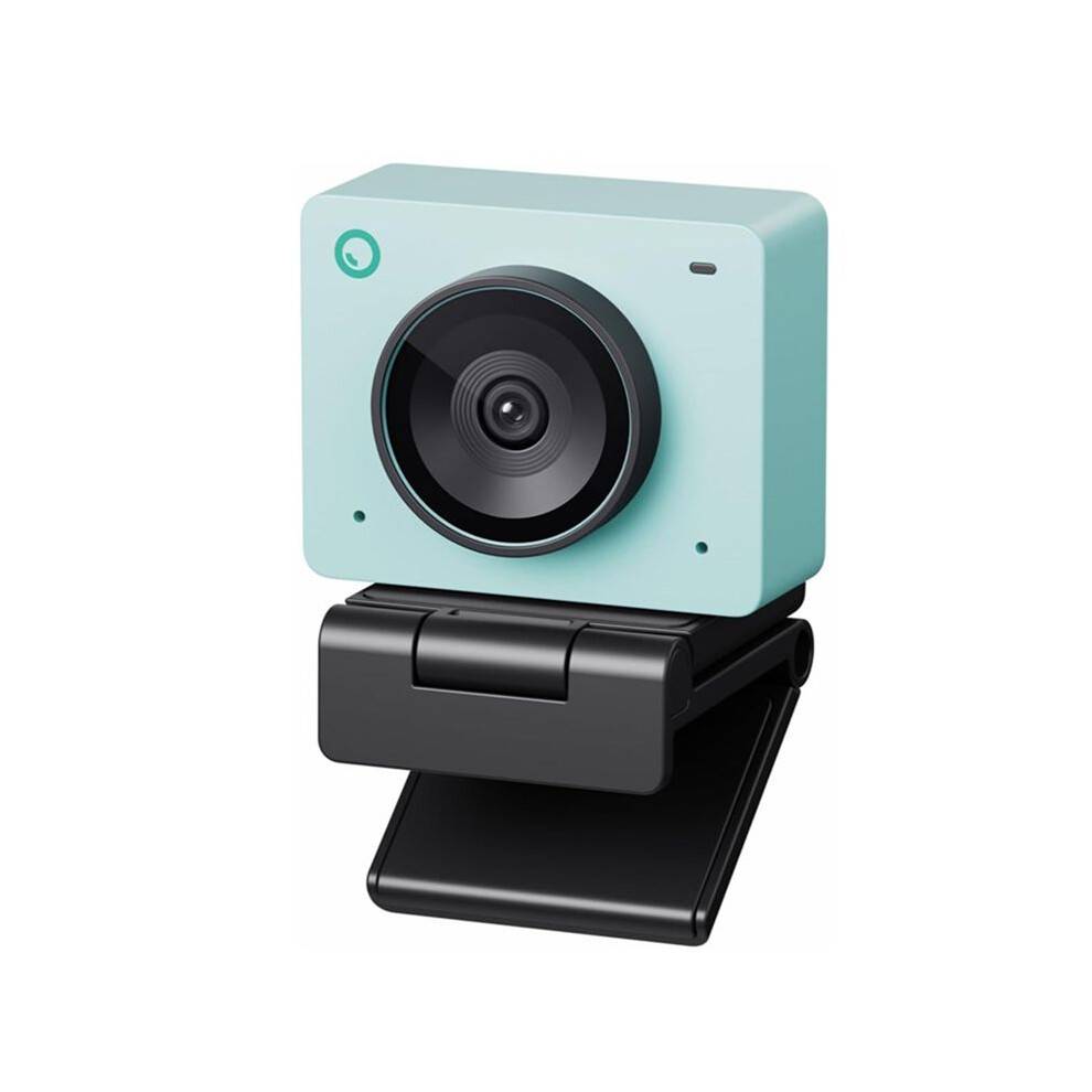 OBSBOT Meet 2 4K AI Webcam, Beauty Camera 1/2Inch Sensor, AI Framing & Autofocus for Live Streaming, Video Conferencing Green
