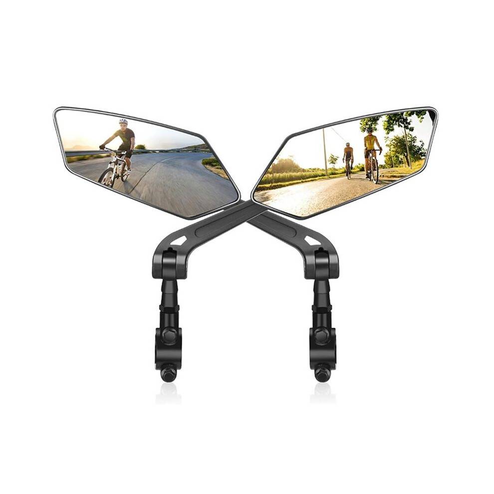Bicycle Rearview Mirror, Adjustable Rotating Handlebar Mirror, Suitable for Mountain Bikes, Electric Scooters