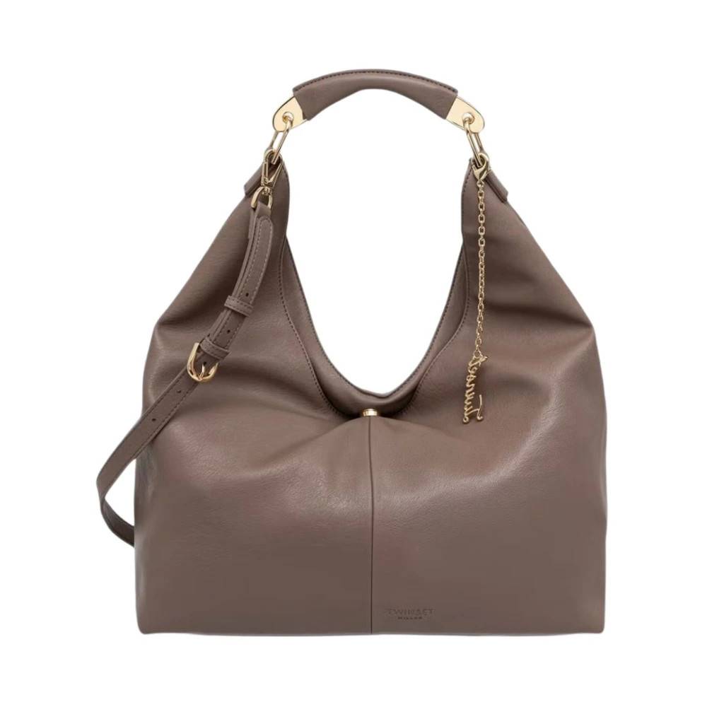 Twinset Skuldertaske - Tasker - Dame - Brun - ONE SIZE - Uld