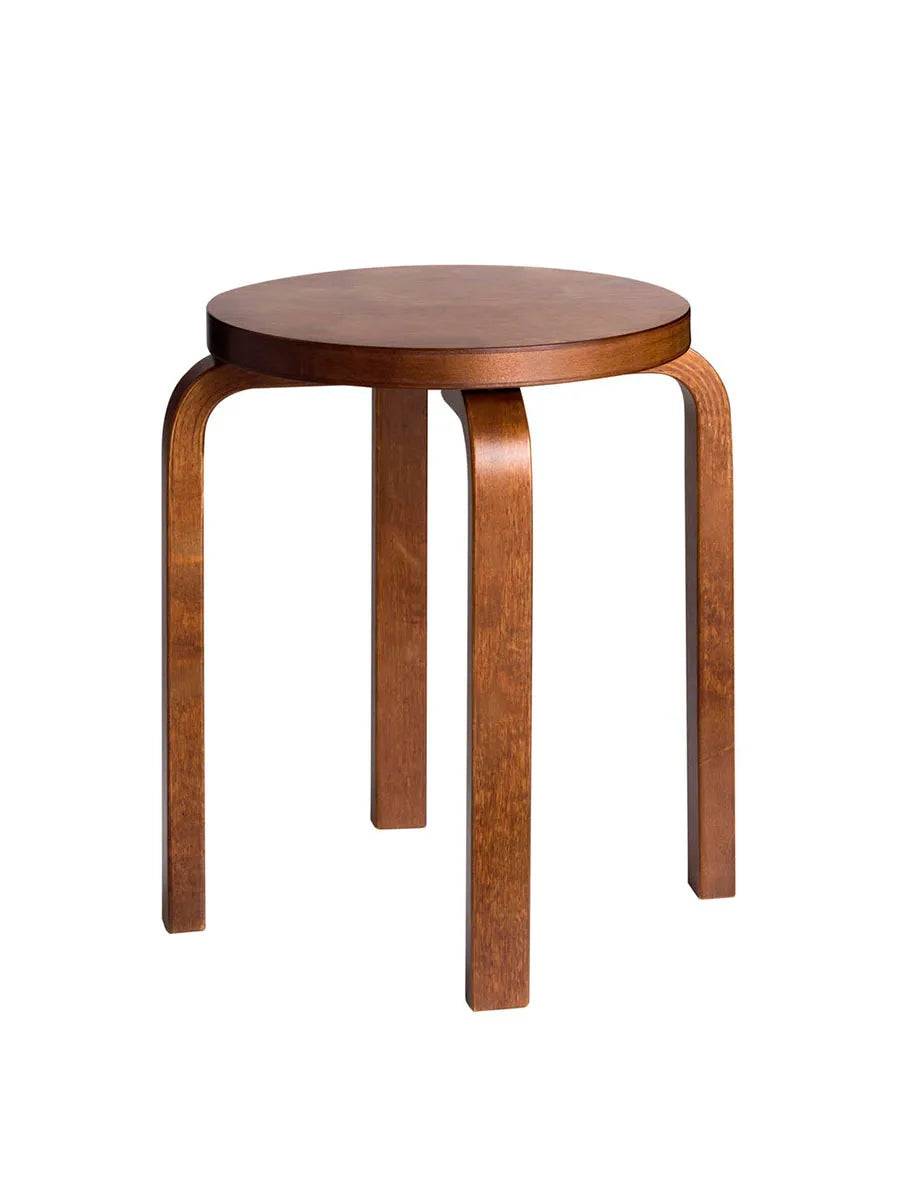 Stool E60, walnut stained fra Artek - Jacobsen Plus