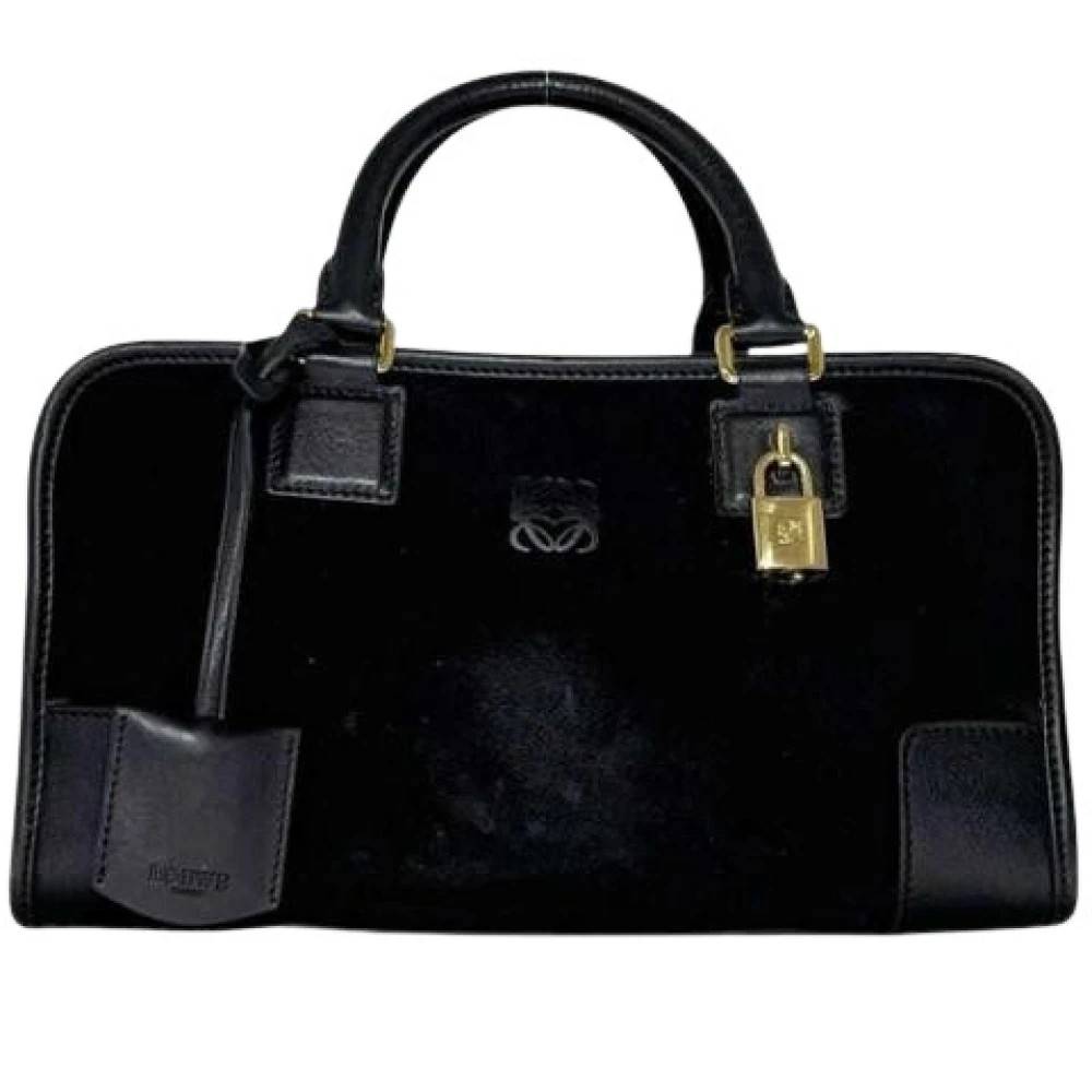 Loewe Pre-owned Pre-owned Ruskind hndtasker - Vintage - Dame - Sort - ONE SIZE -