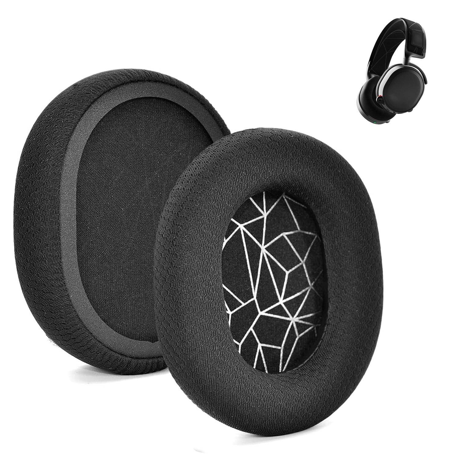 Öronkuddar till SteelSeries Arctis 1 3 5 7 9 Pro - Ersättningskuddar - Svart-Mönstrad