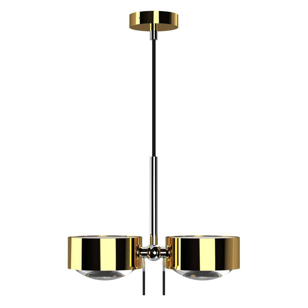 Puk Maxx Long double pendel - Guld 24 carat plated