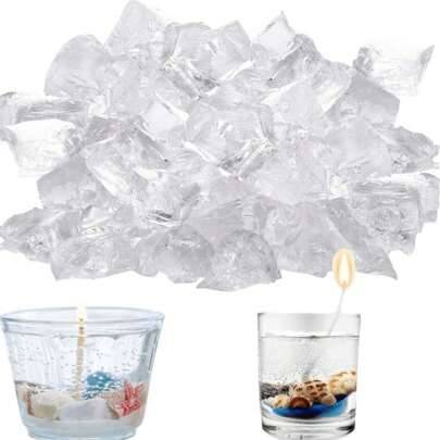 500g/1kg Klar Gelévax, Hemgjord Ljustillverkning Gelvax Handgjort Material Kristall Gelljus För Ljustillverkning Och Handgjorda Doftljustillbehör - Vitt (500g,1000g,200 g)